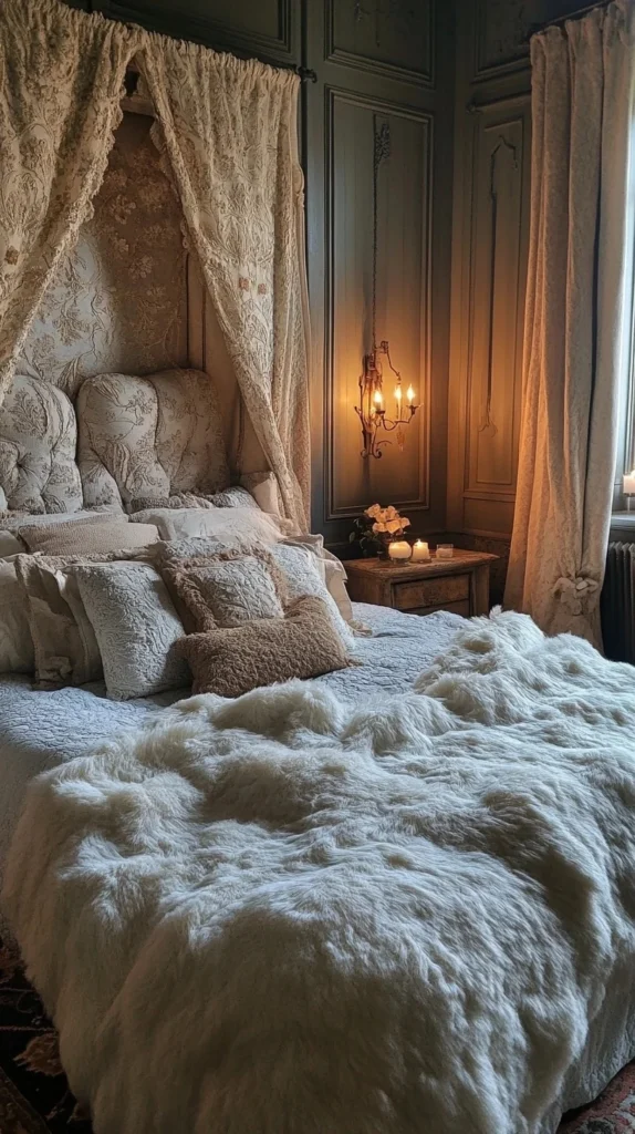 Romantic Bedroom with Soft and Warm Touches