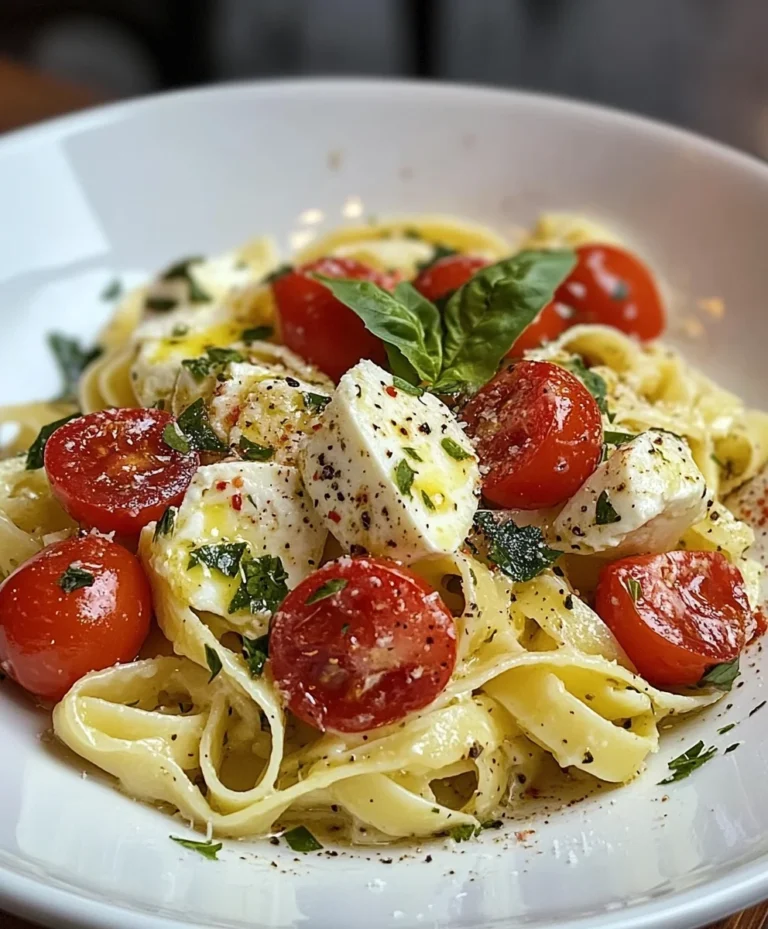 caprese pasta salad