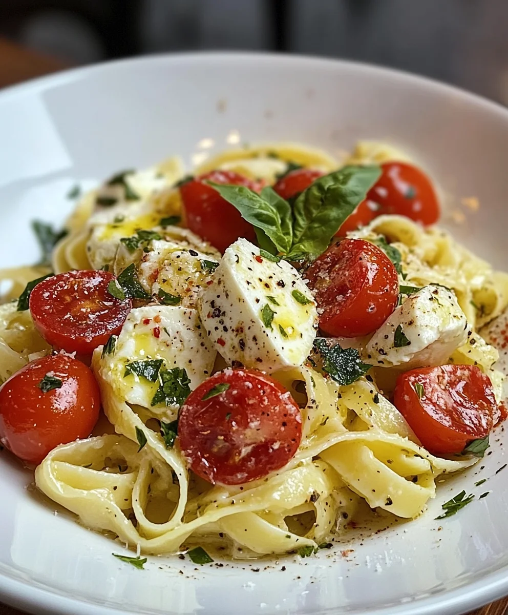 caprese pasta salad