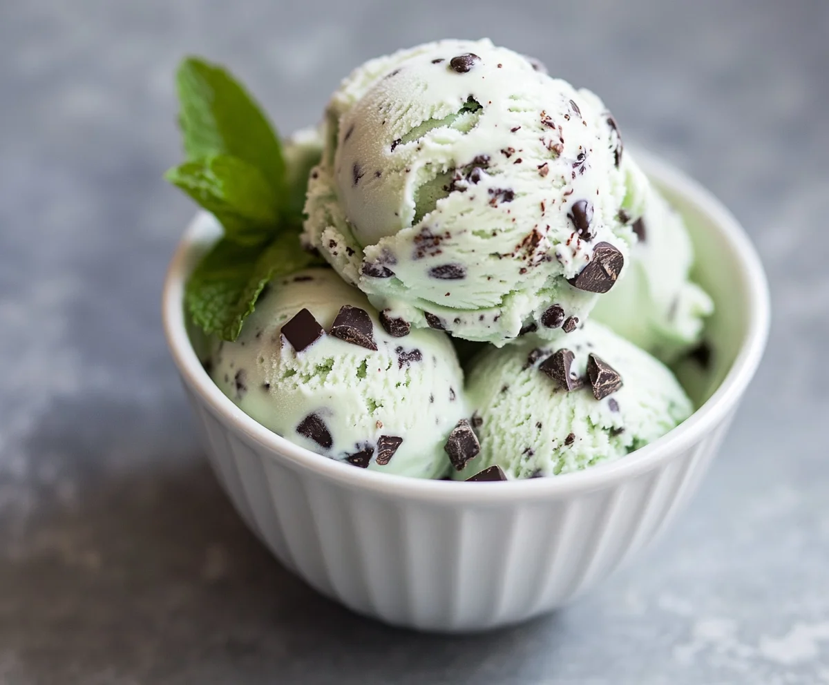 mint chocolate chip ice cream