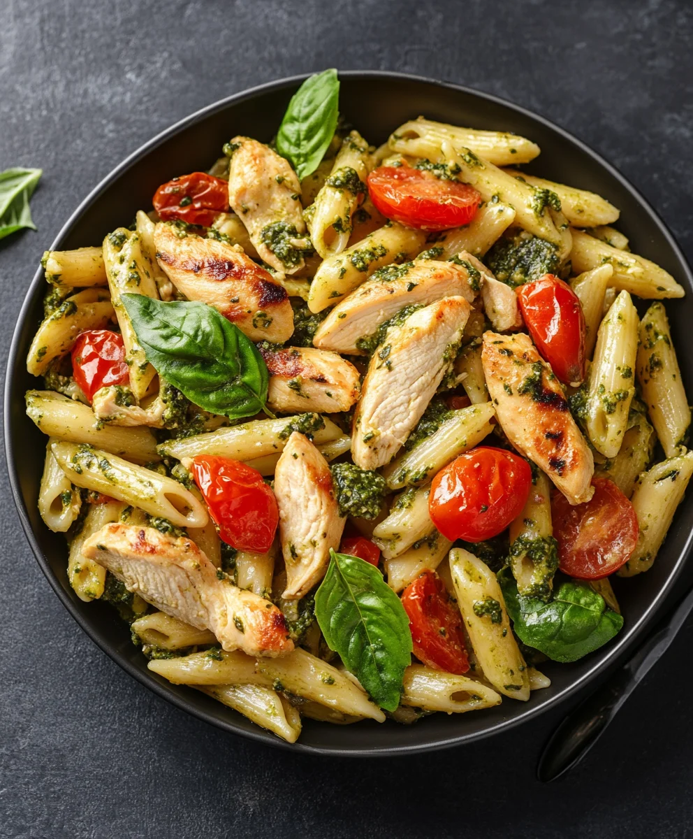 pesto chicken pasta