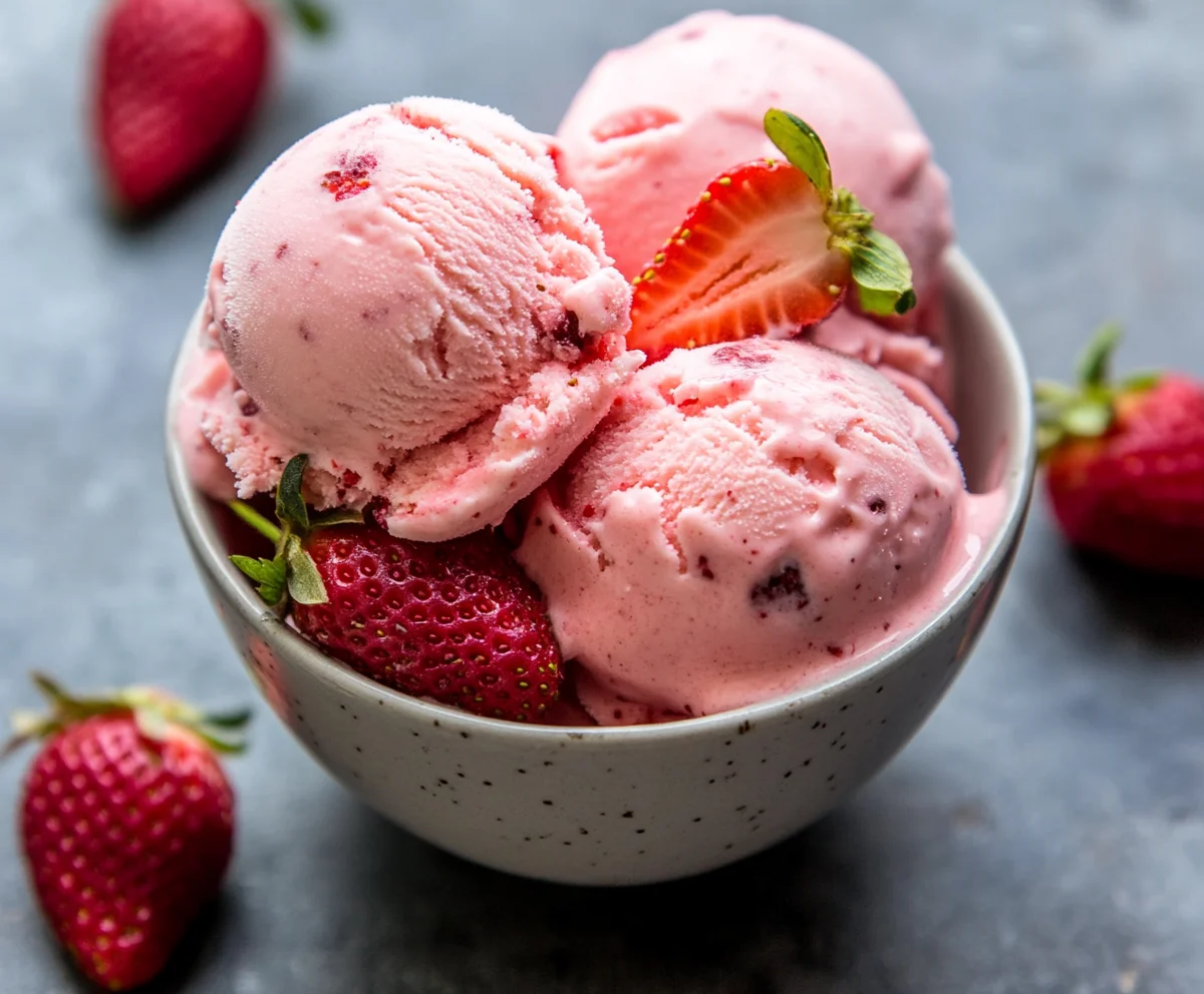 strawberry ice cream