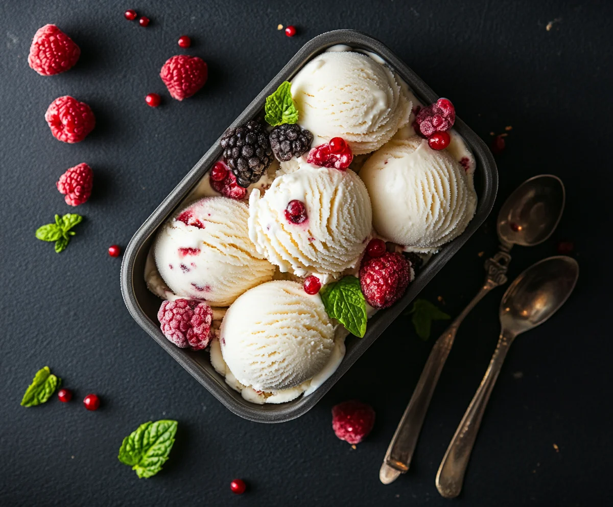 vanilla ice cream