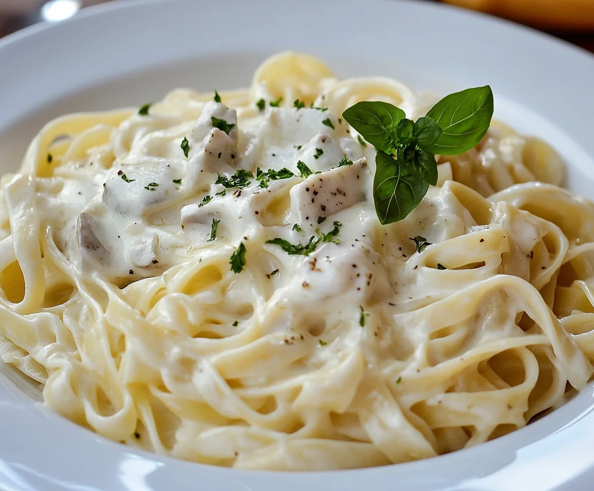 white sauce pasta