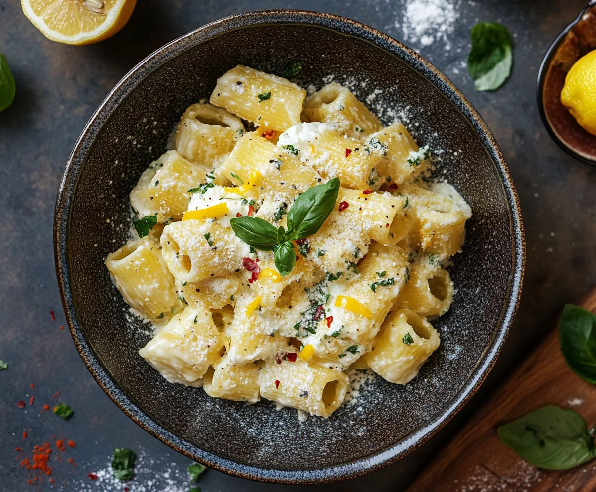 lemon ricotta pasta