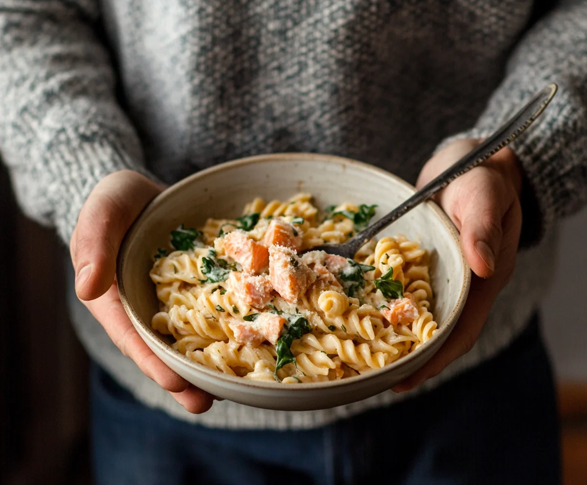 salmon pasta