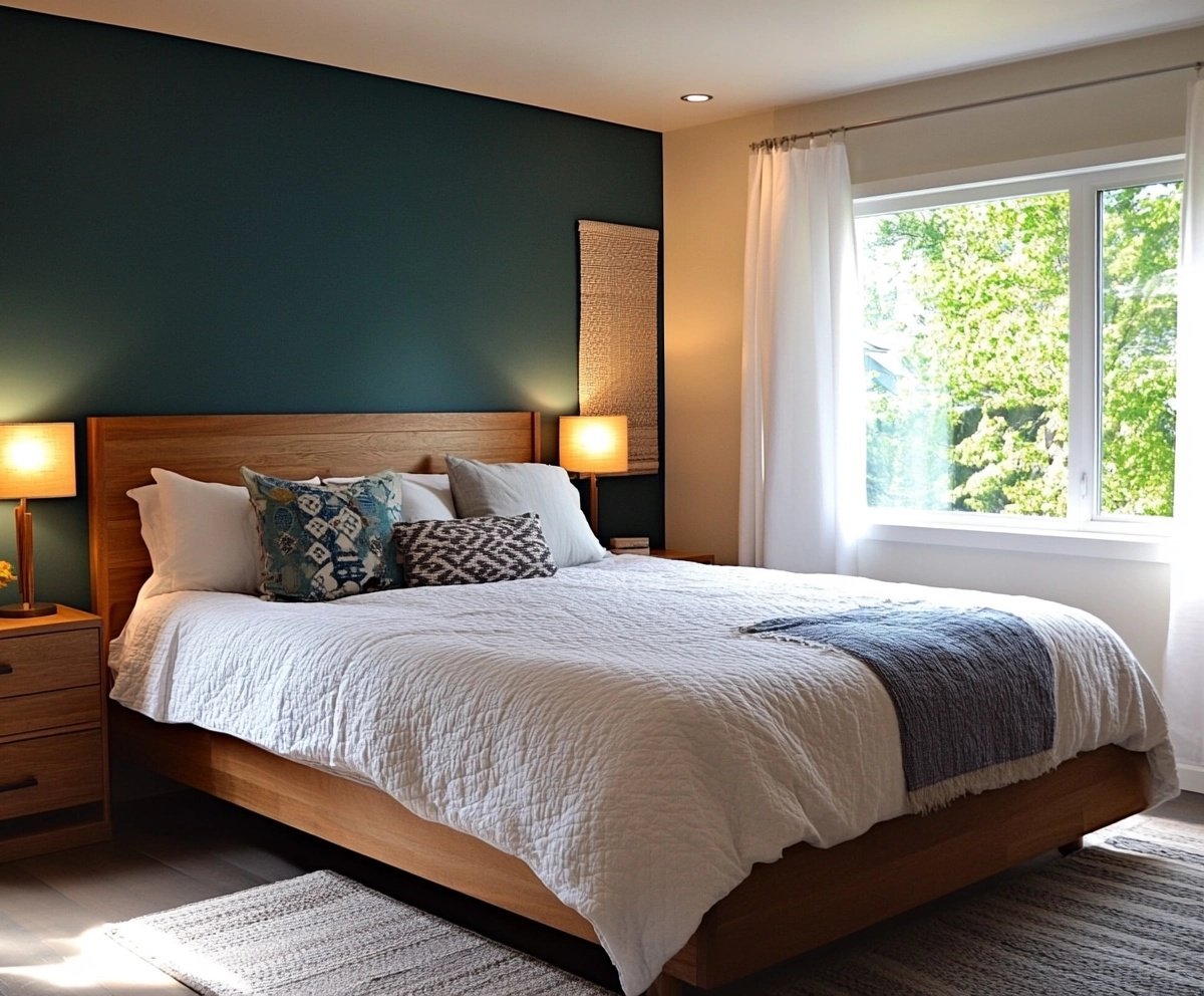 accent wall bedroom