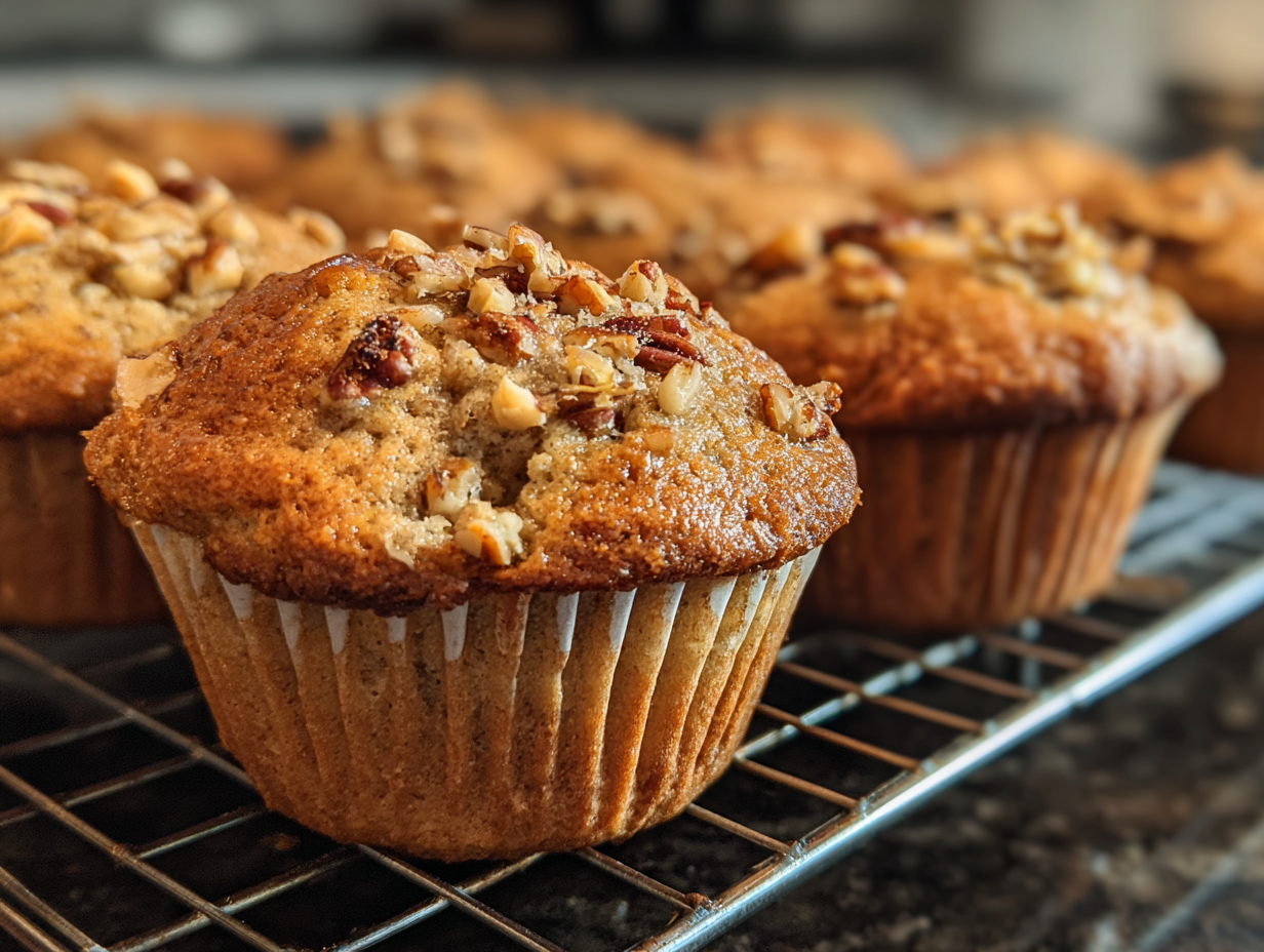Award Winning Banana Nut Muffins recipe
