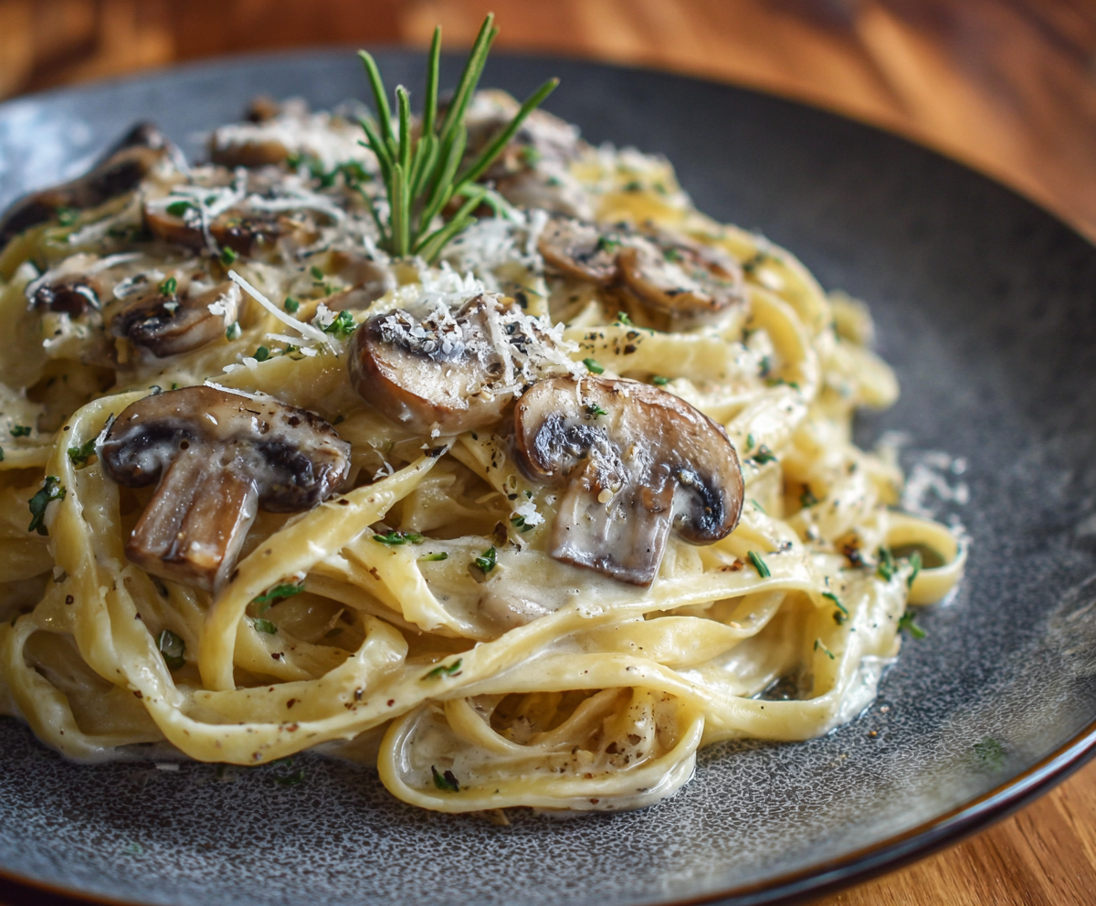 Creamy Mushroom Pasta Recipe