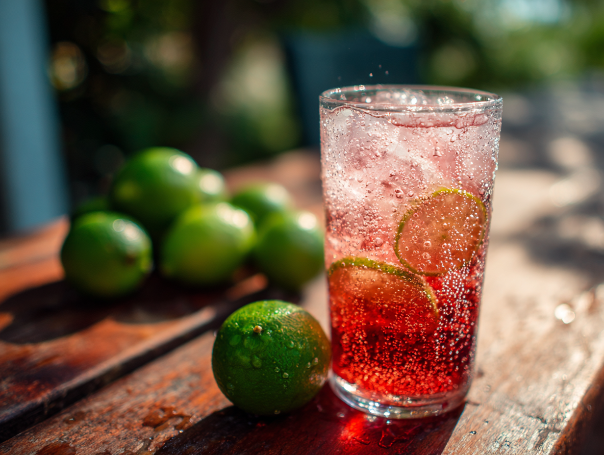 Dirty Soda with Coconut Cream and Lime Recepie