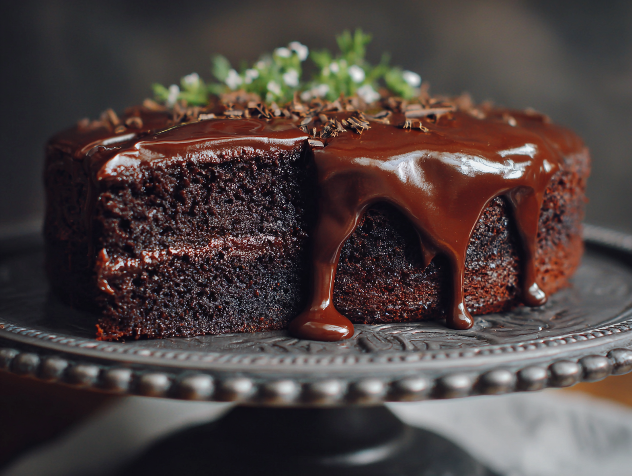 Moist & Fudgy Chocolate Cake recipe