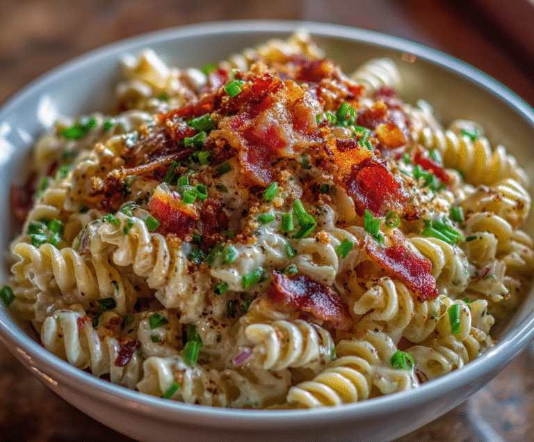 bacon ranch pasta salad