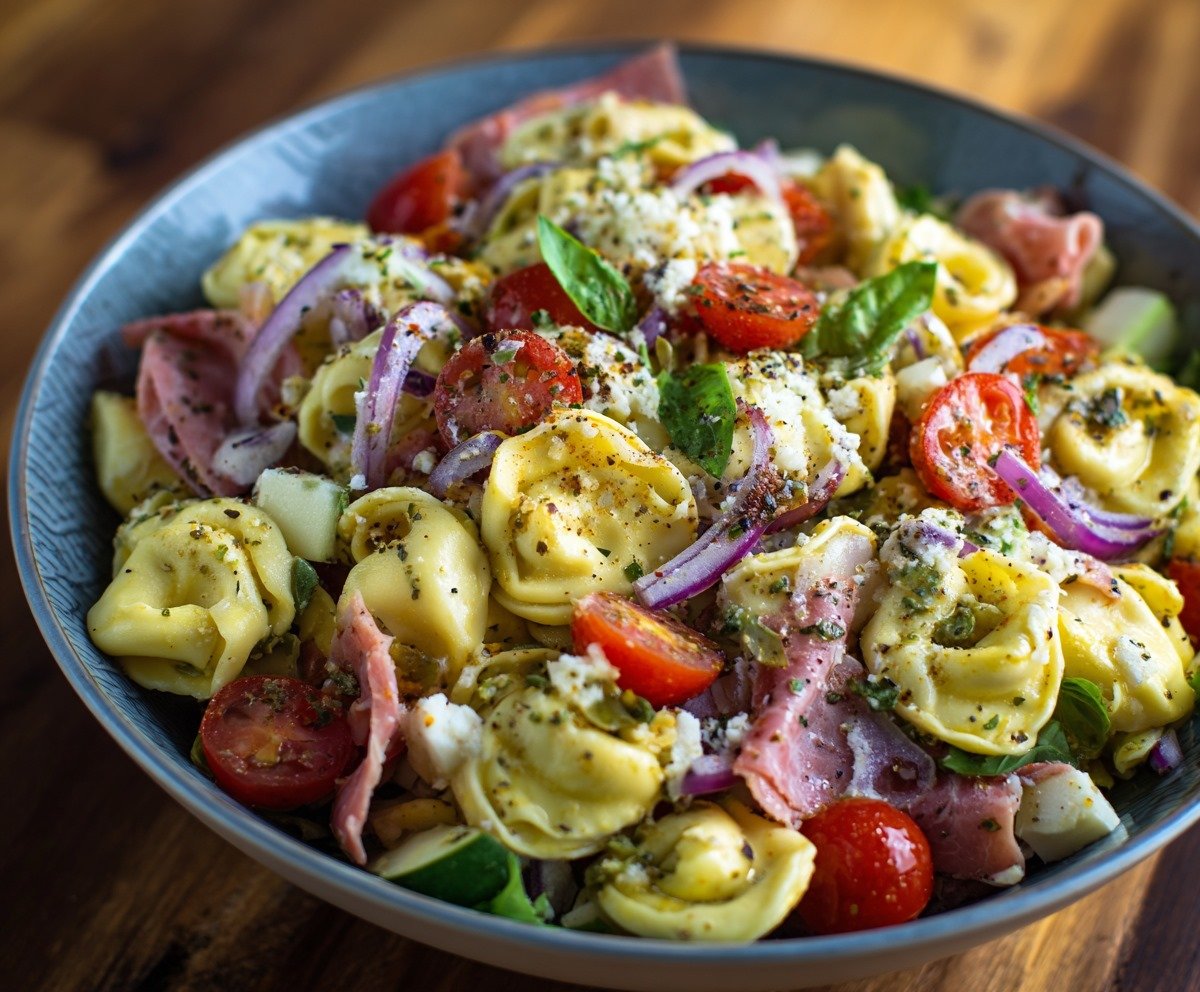 italian Tortellini pasta salad