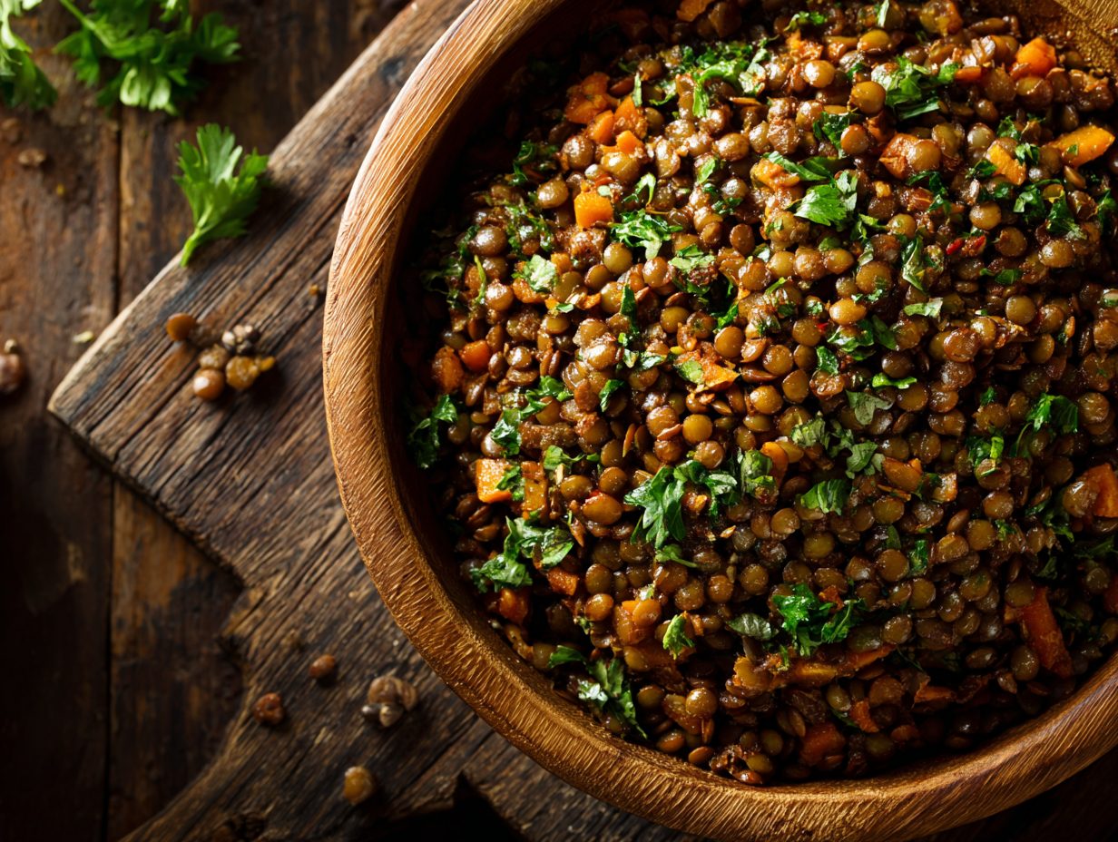 High Protein Lentil Soup Recipe