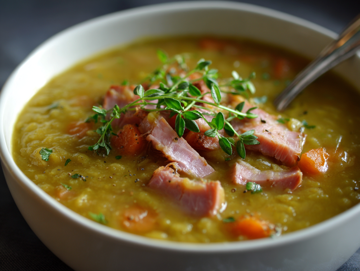 split pea soup with ham