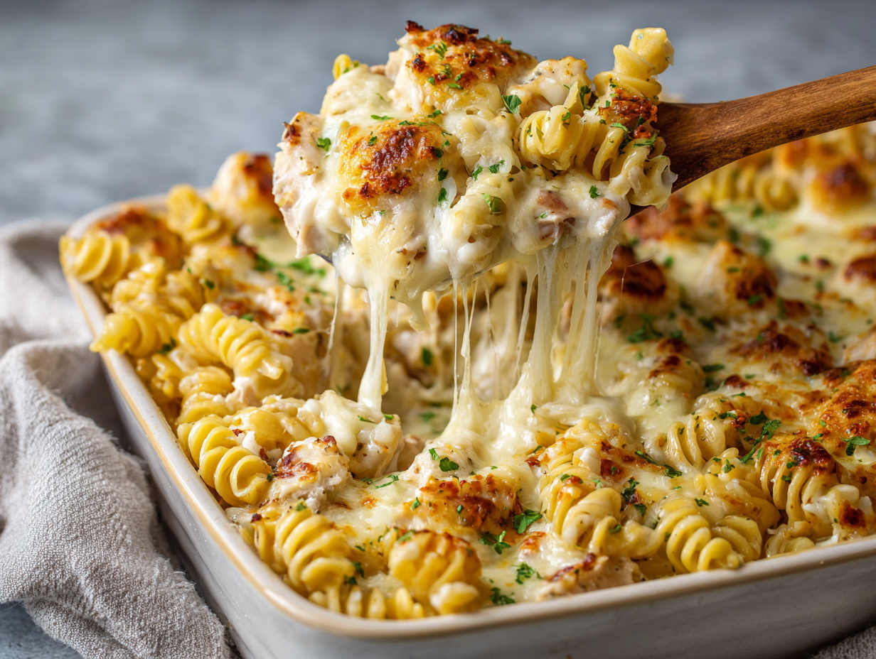 garlic parmesan chicken pasta