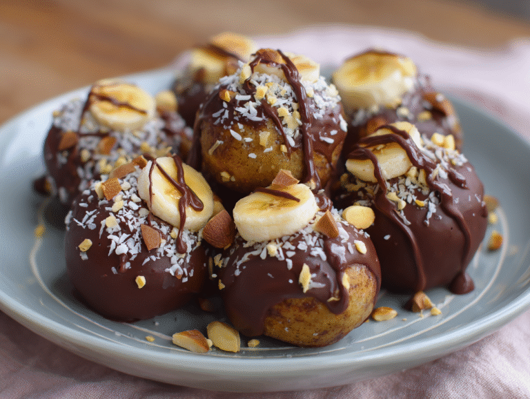 banana chocolate biscuit snack