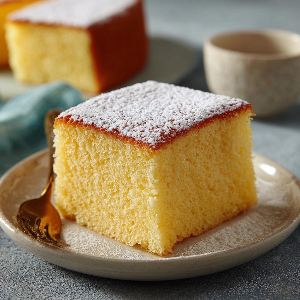 Classic Fluffy Castella Cake Recipe