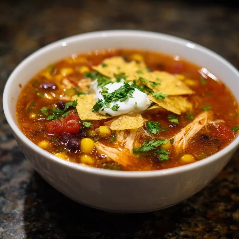 Easy Homemade Chicken Tortilla Soup Recipe