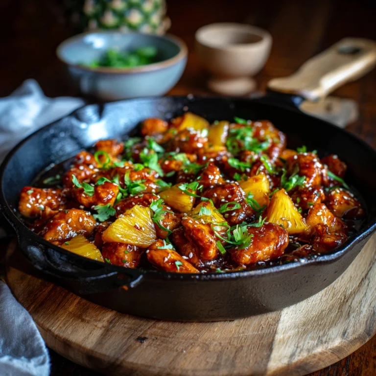 Easy Teriyaki Chicken and Pineapple Skillet Recipe
