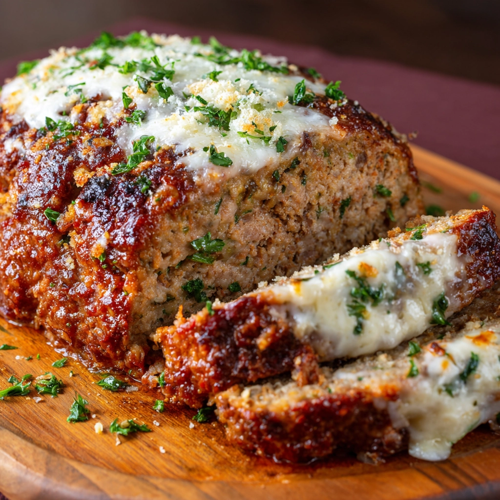 Garlic Parmesan Meatloaf Recipe