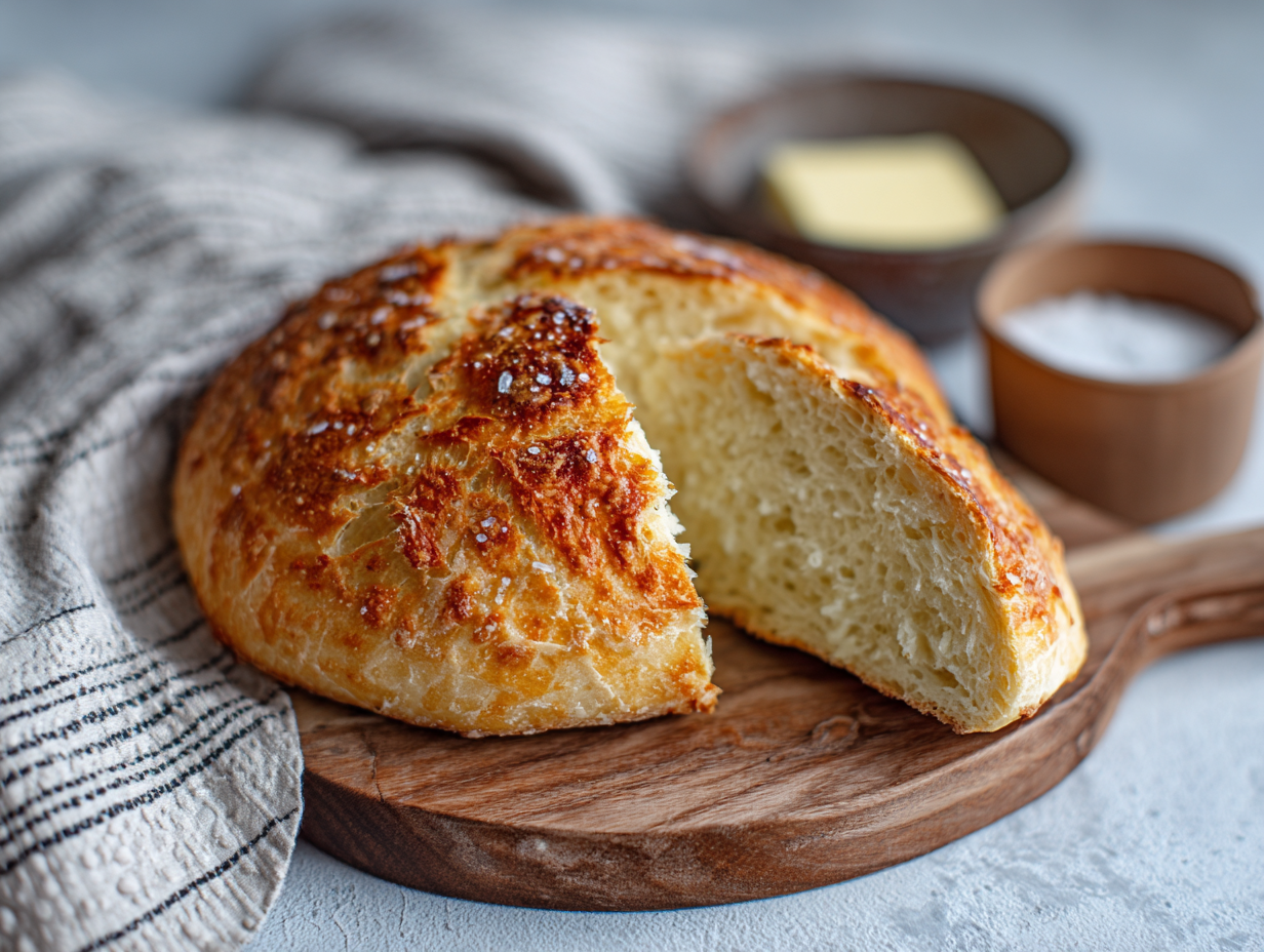 air fryer no knead bread