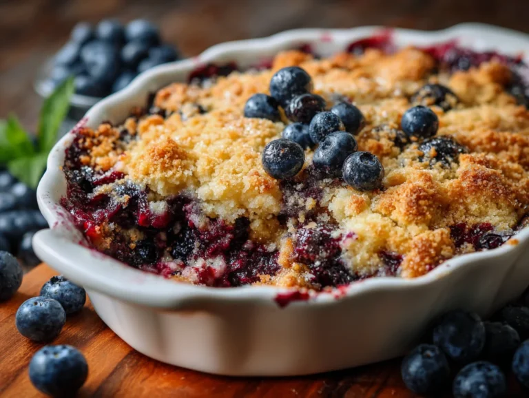 blueberry dump cake