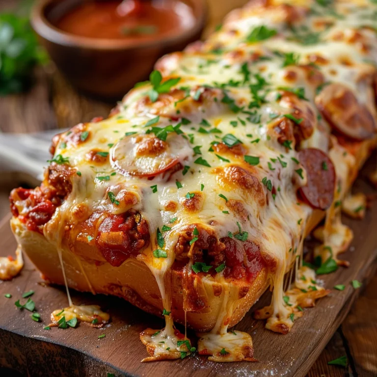cheesy garbage bread delight recipe