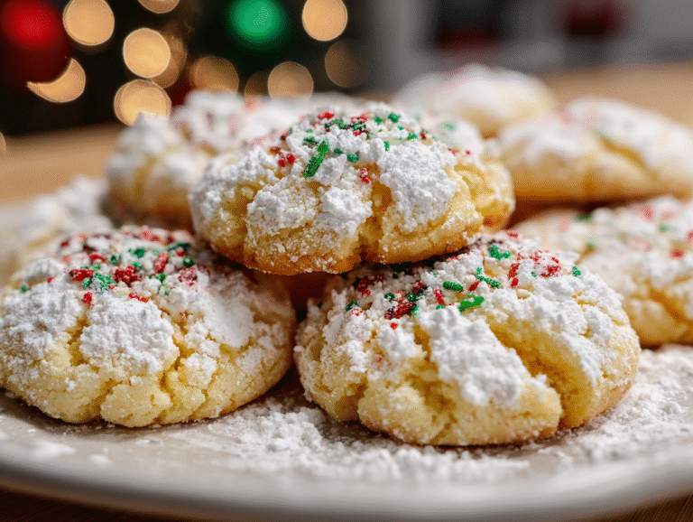 christmas gooey butter cookies