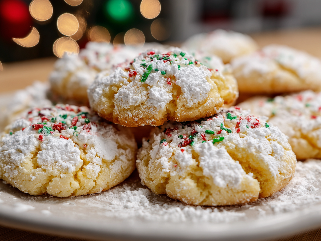 christmas gooey butter cookies