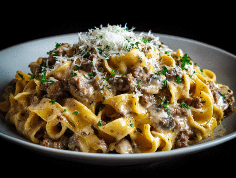 ground beef stroganoff