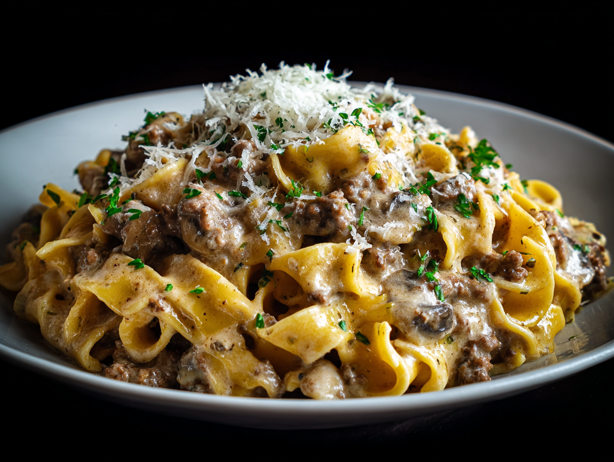 ground beef stroganoff
