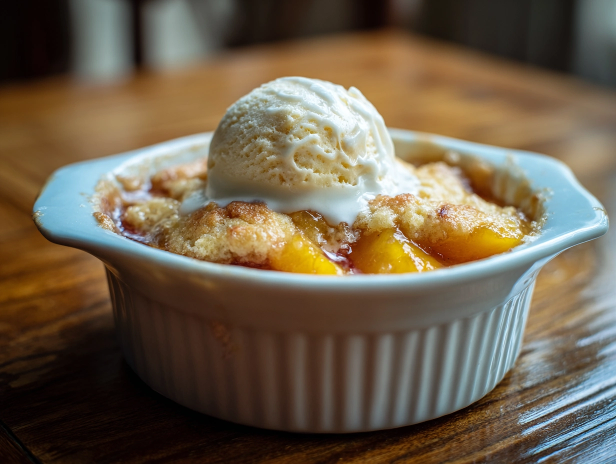 ingredient peach cobbler