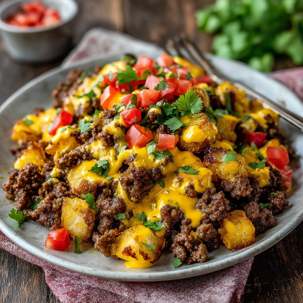 loaded cheddar ranch beef recipe