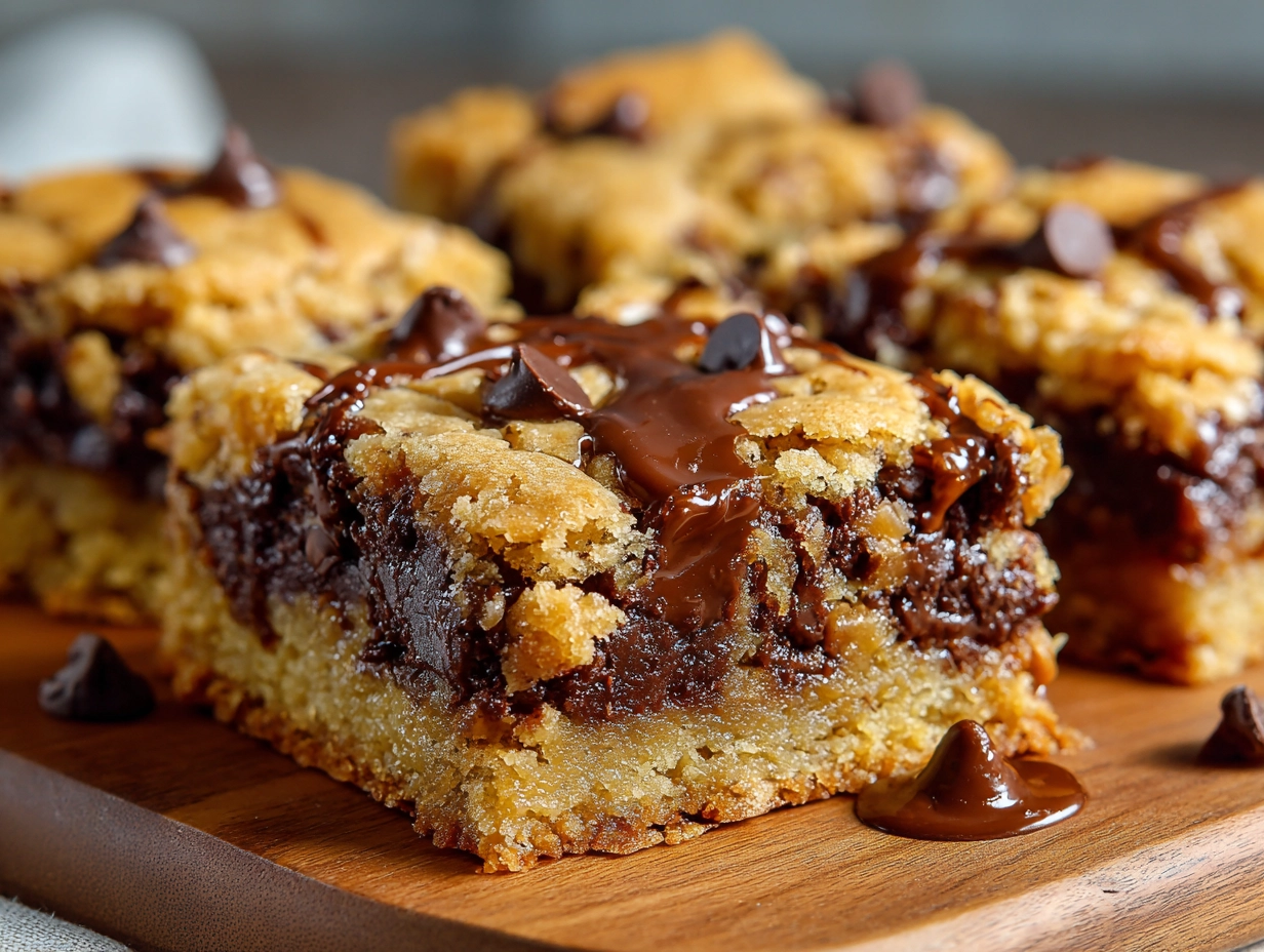Cake Mix Chocolate Chip Cookie Bars Recipe