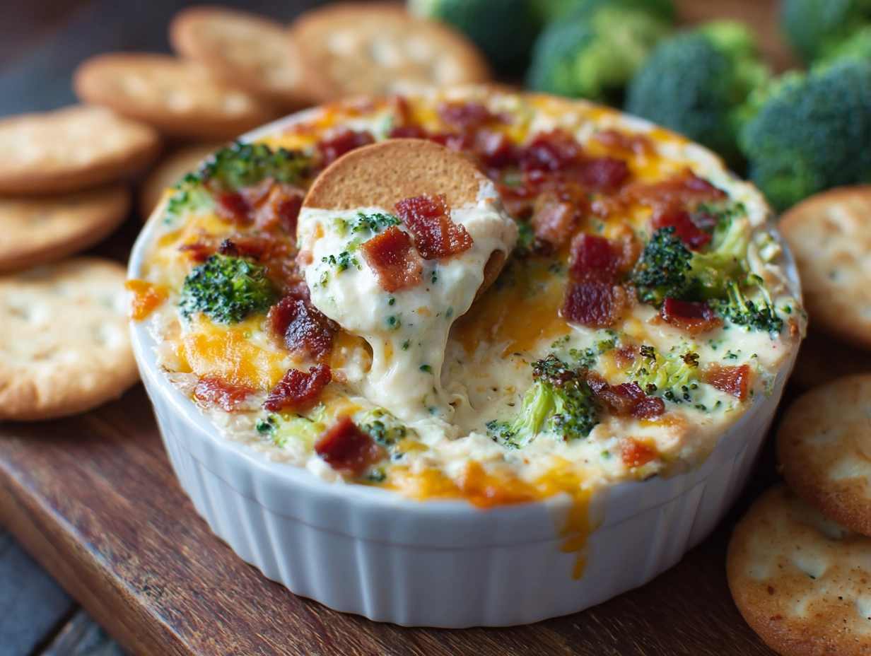 Cheesy Bacon and Broccoli Dip Recipe