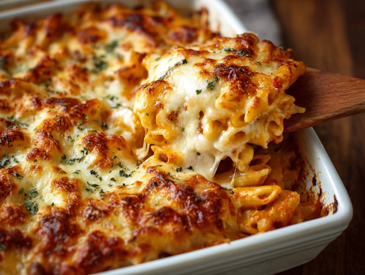 Cozy and Cheesy Baked Ziti