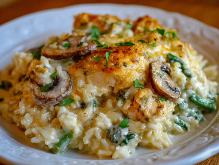 Creamy Rice and Chicken Casserole
