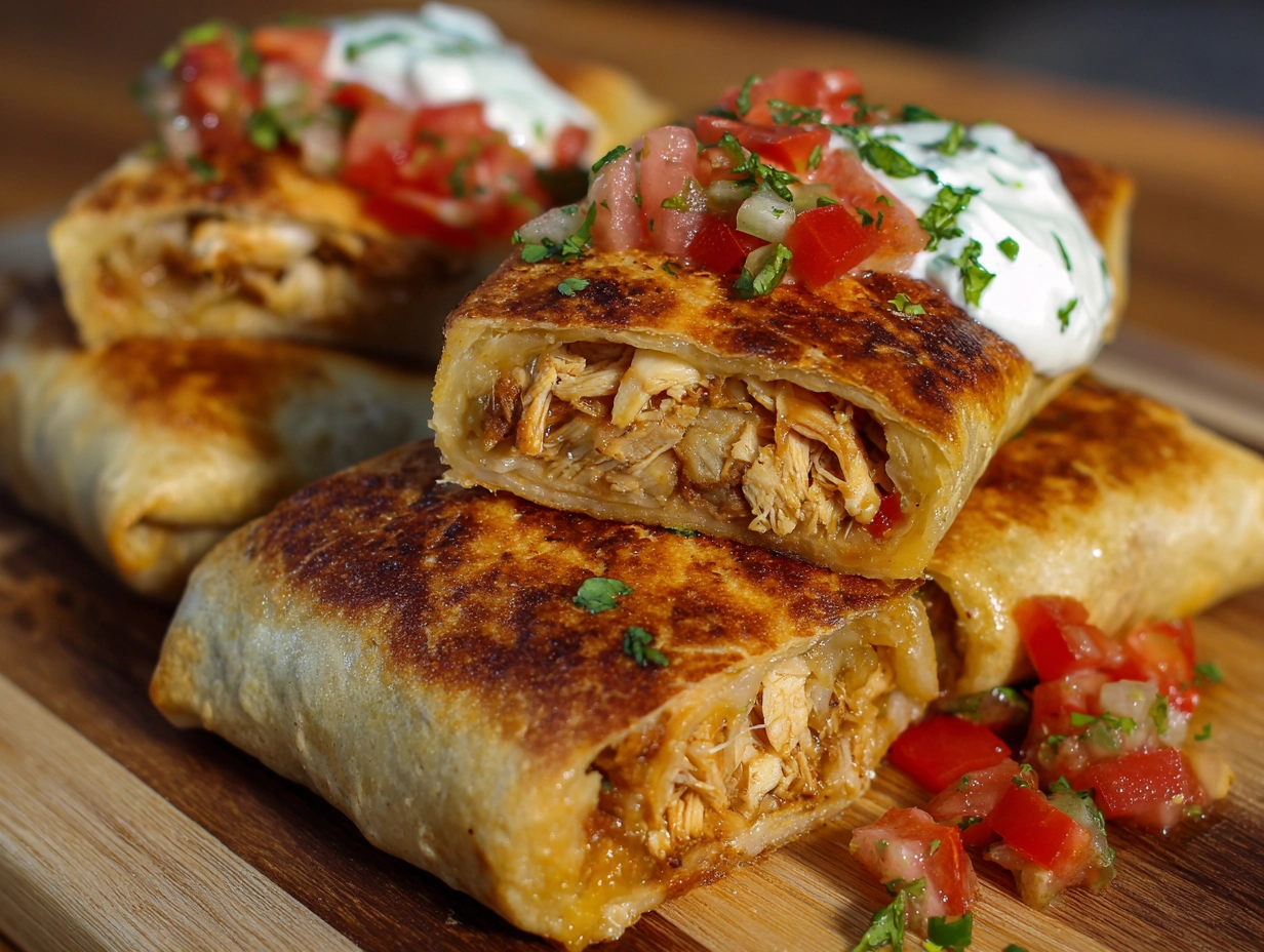 Crispy Chicken Chimichangas Recipe