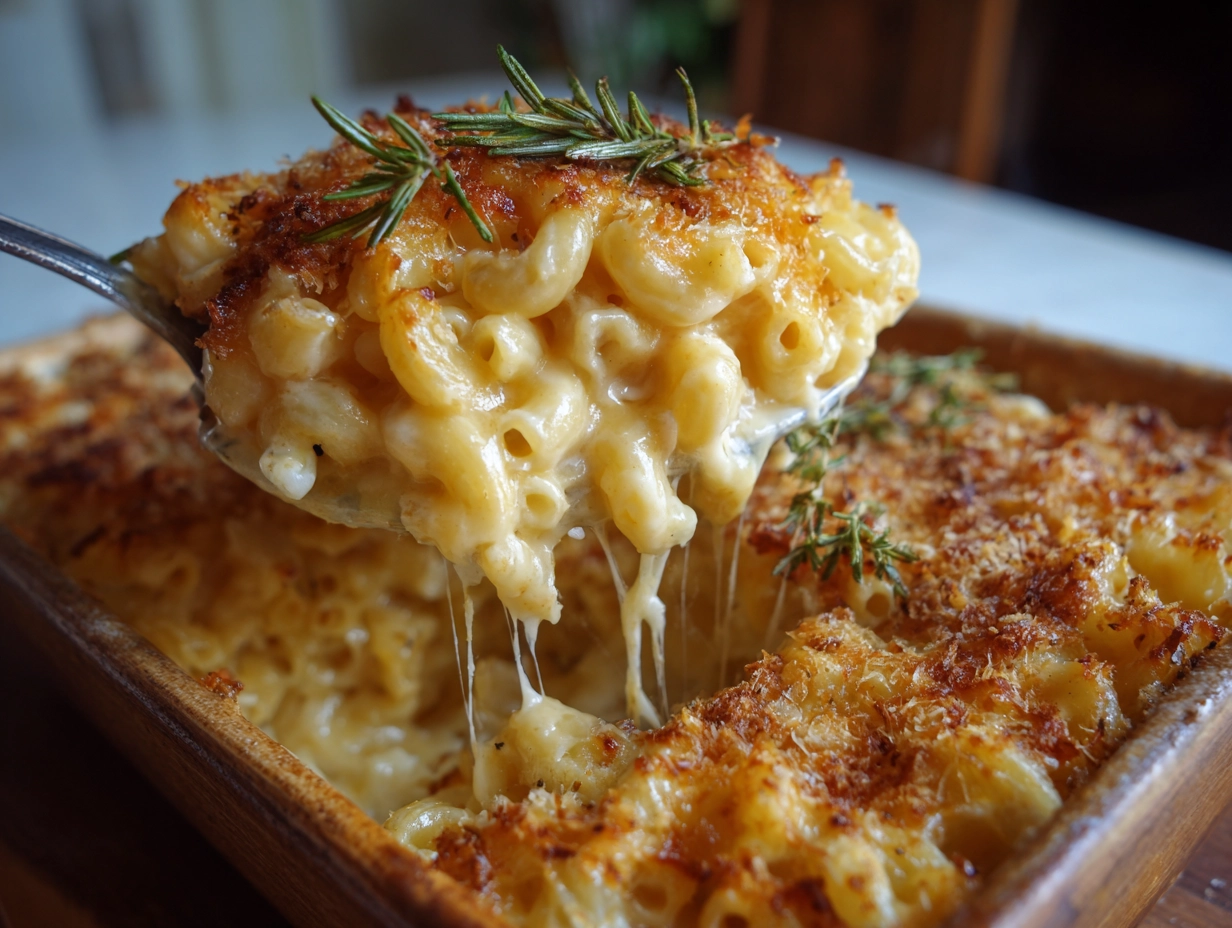 Easy Baked Mac and Cheese Recipe.