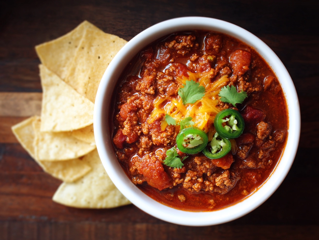 Easy Beanless Chili Recipe.