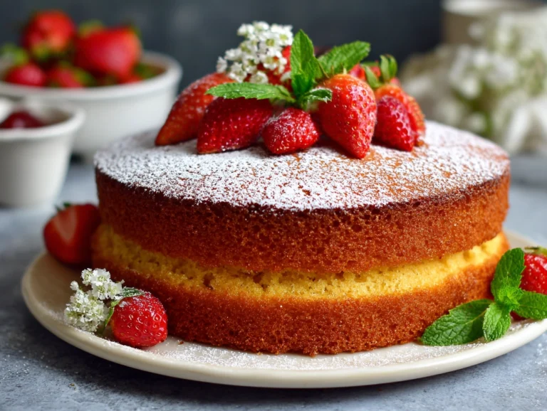 Easy Cakes Recipes with Few Ingredients
