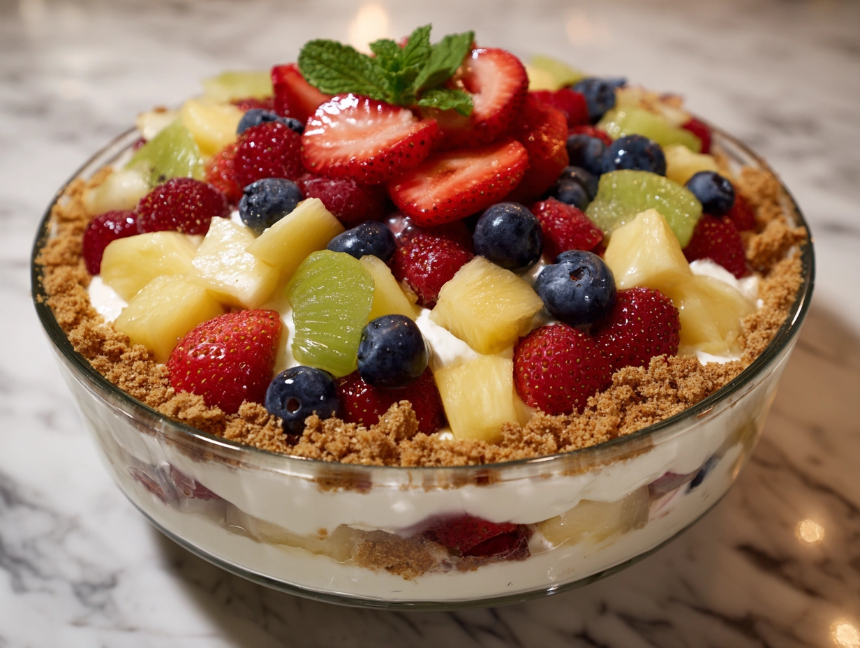 Easy Cheesecake Fruit Salad Recipe..