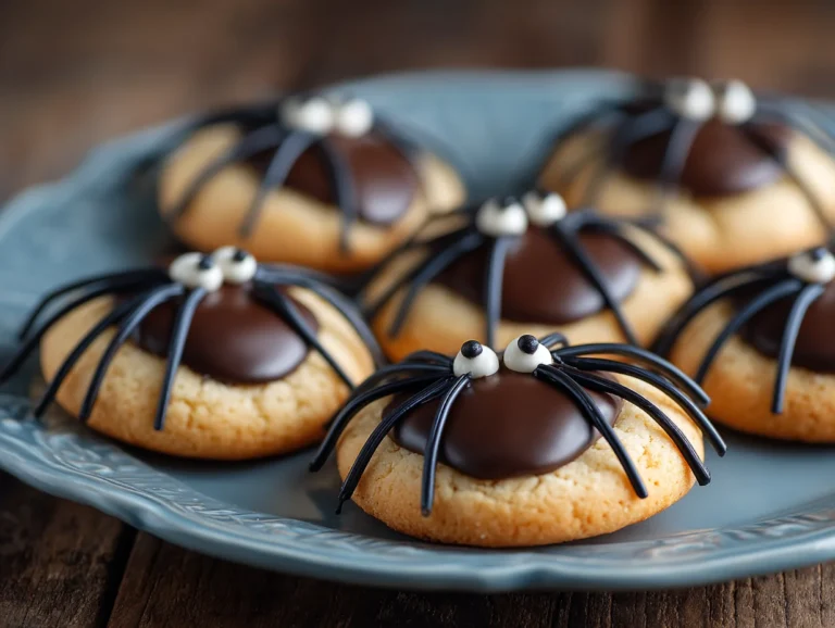 Easy Halloween Spider Cookies Recipe