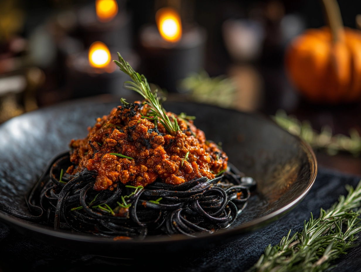 How to Make Halloween Black Pasta