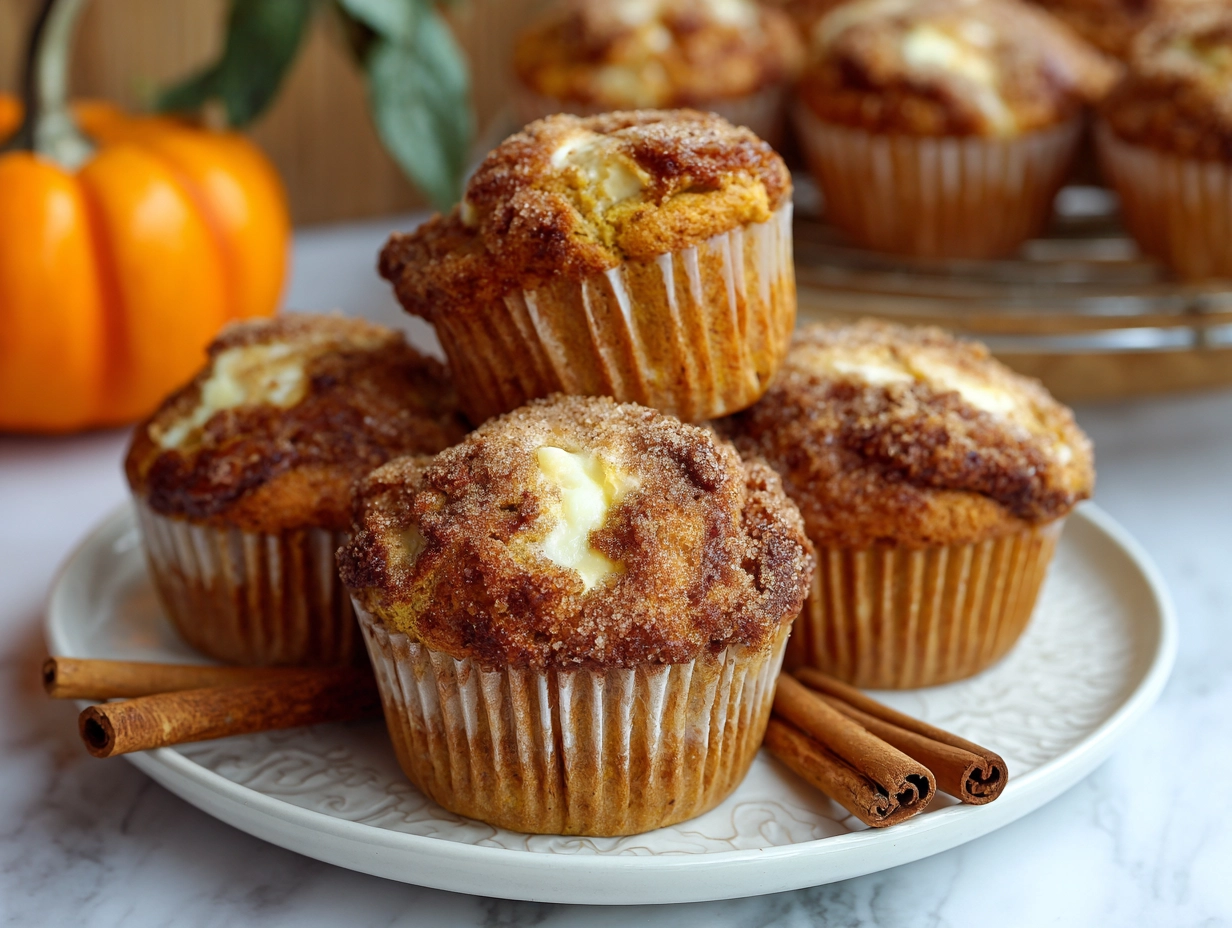 Pumpkin Cream Cheese Muffins Recipe.
