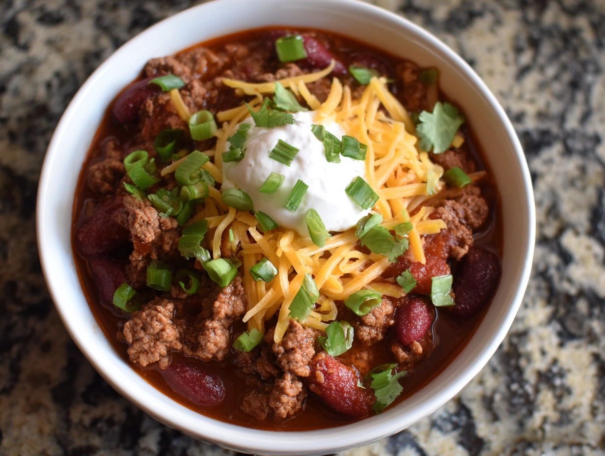 Quick and Easy Crockpot Cowboy Chili Recipe