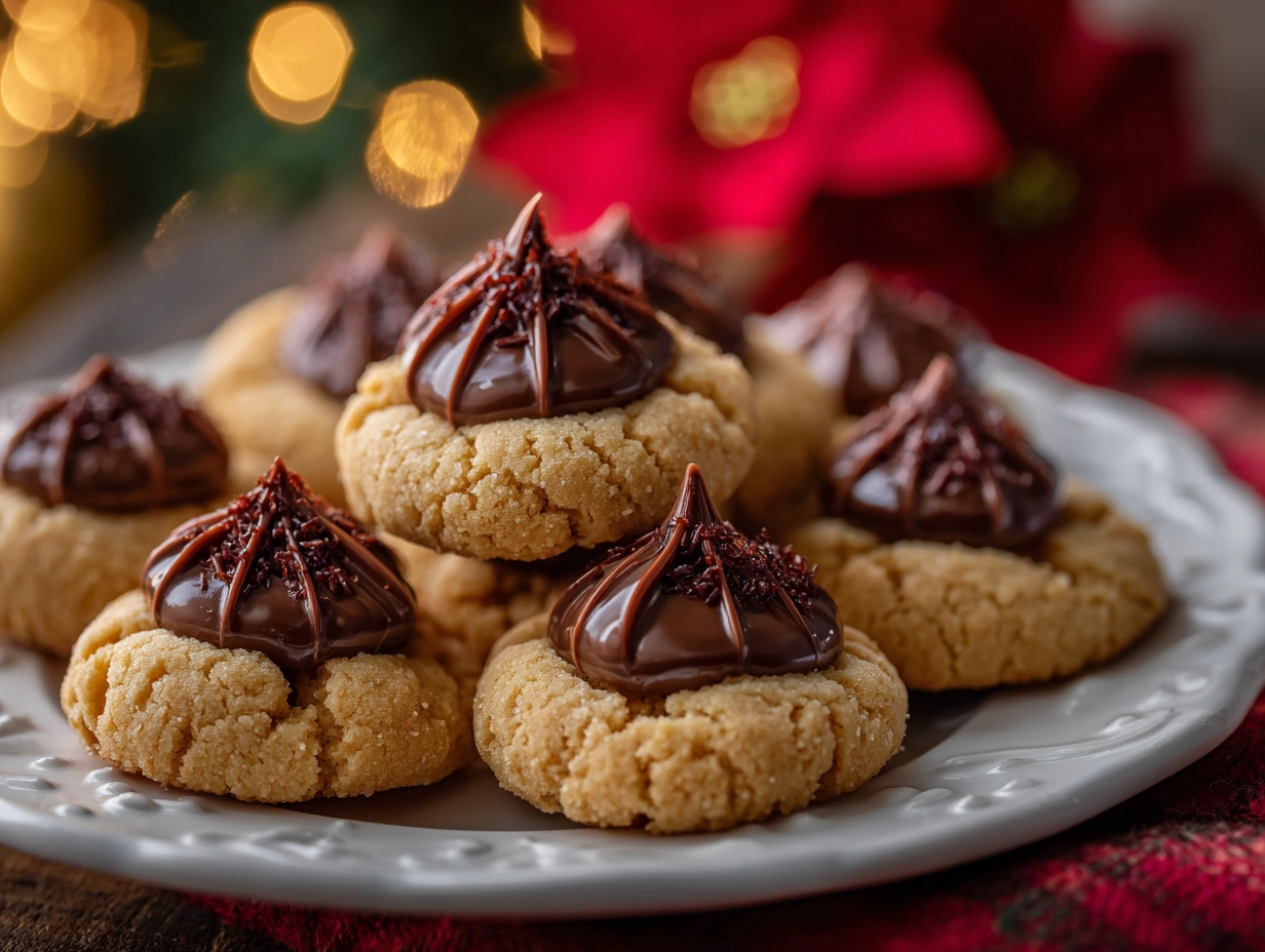 Soft Peanut Butter Blossom Cookies Recipe