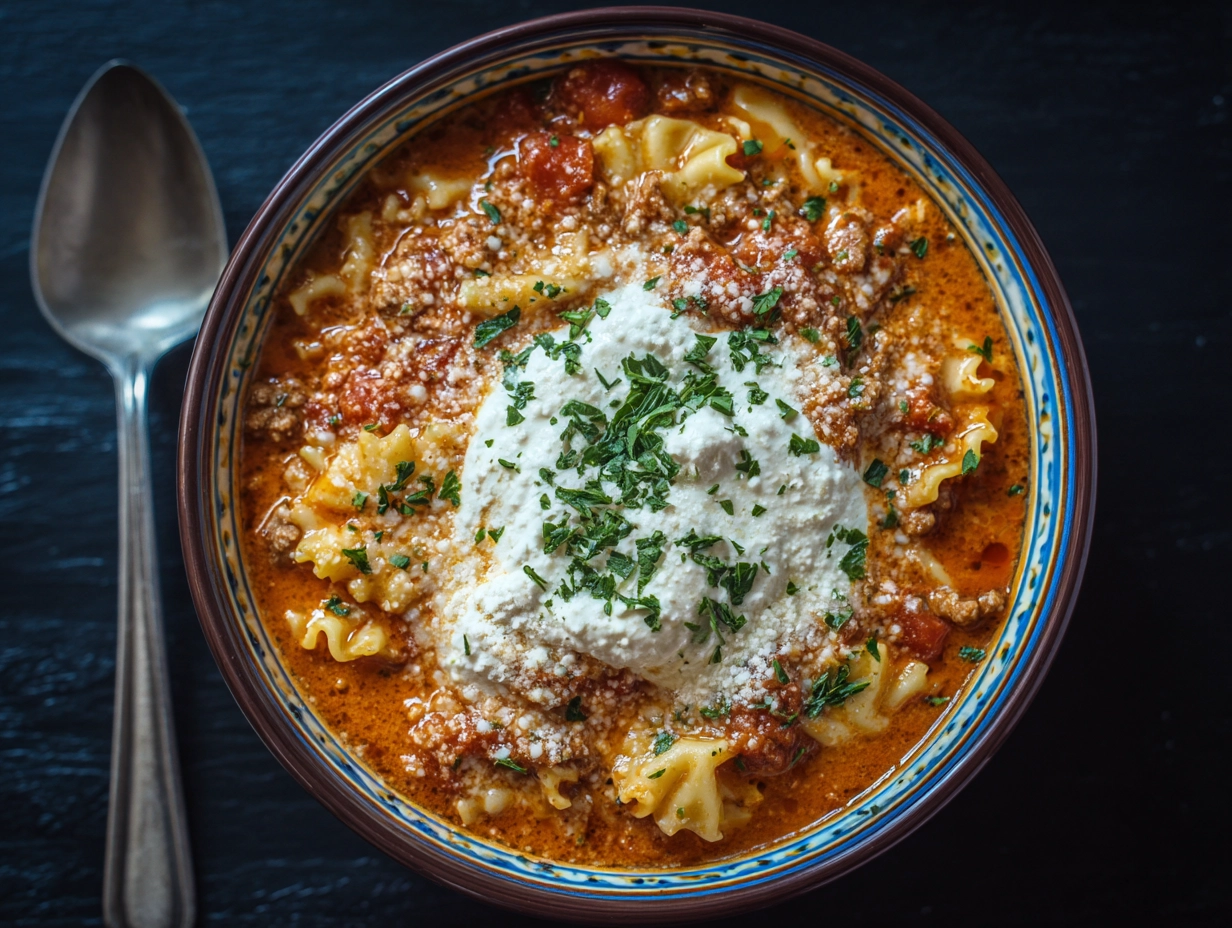 Special Creamy Lasagna Soup