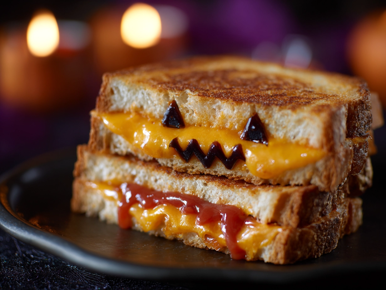 Spooky Recetas Halloween Grilled Cheese